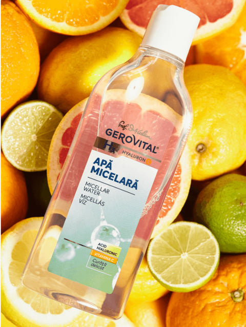 Gerovital H3 - Micellar Water with Hyaluronic Acid and Vitamic C