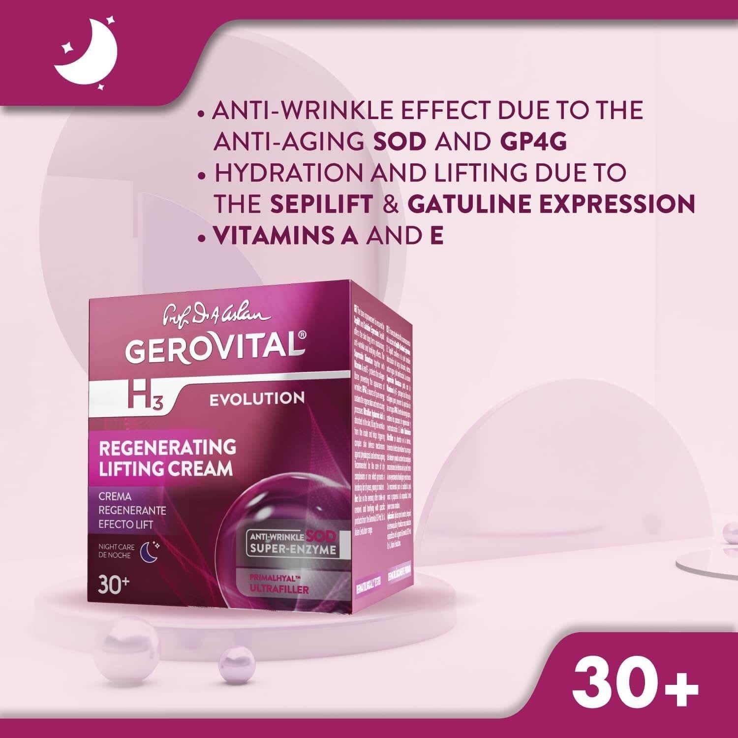 Regenerating Lifting Cream (night Care) | Gerovital – Gerovital