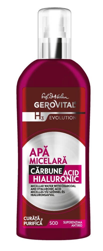 Gerovital H3 Evolution - Micellar Water with Charcoal