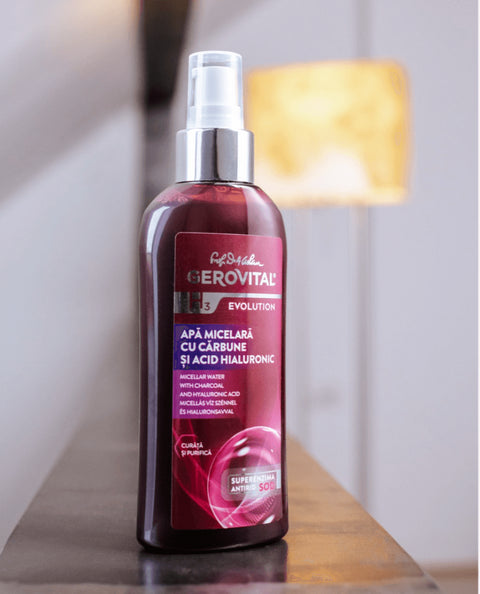 Gerovital H3 Evolution - Micellar Water with Charcoal
