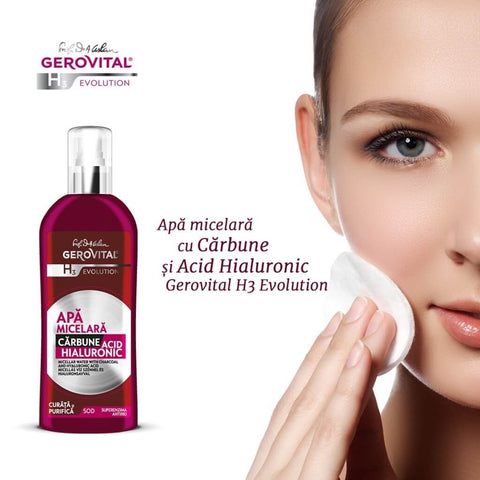 Gerovital H3 Evolution - Micellar Water with Charcoal