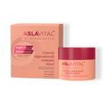 Aslavital Mineralactiv Regenerating Night Cream jar and matching peach box