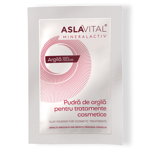 Aslavital - Clay Powder for Cosmetic Treatments 10 x 20g