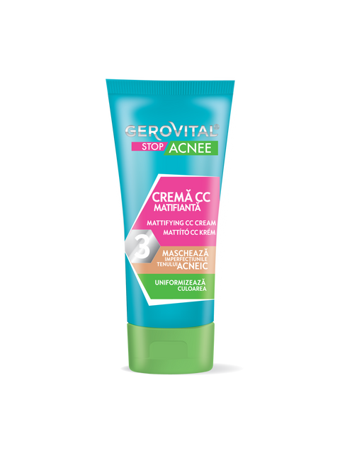 Gerovital Acne Stop - Mattifying CC Cream