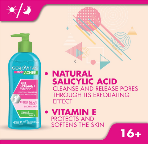 Gerovital Acne Stop - Purifying Foaming Gel