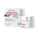 Gerovital H3 Derma+ Active Moisturising Cream 24h jar with silver lid beside its box