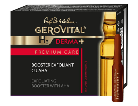 Gerovital Derma+ Premium - Exfoliating Booster with AHA