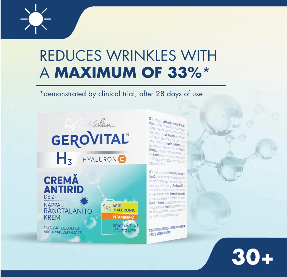 Intensive Anti Wrinkle Cream with Hyaluronic Acid | H3 Classic