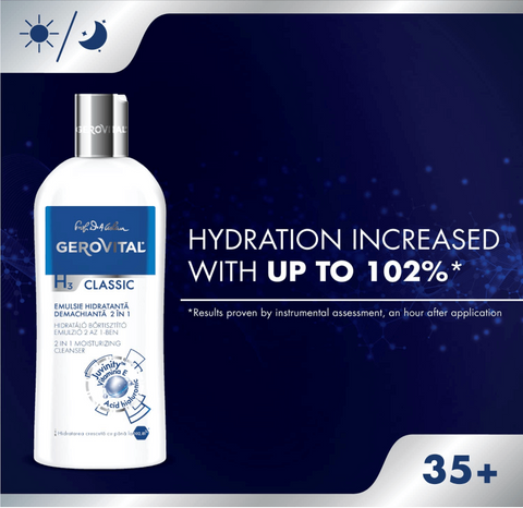 Gerovital H3 Classic - Moisturising Cleanser 2 in 1