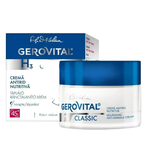 Gerovital H3 Classic - Nourishing Anti Wrinkle Night Cream