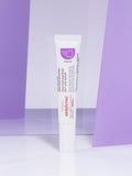 Gerovital Ceramide Booster Serum tube against purple panels