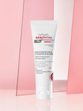Gerovital H3 Derma+ Cream for Scaly and Red Skin tube against pink panels