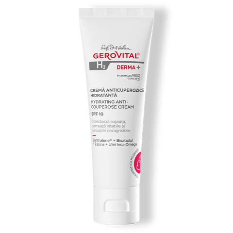 Gerovital H3 Derma+ - Hydrating Anti Couperose Cream SPF10