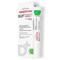 Gerovital Derma+ Topical Concentrated Serum tube and box with green accents