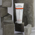 Gerovital Equilibrium Nourishing Balancing Mask tube among gray stone blocks