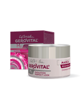 Gerovital H3 Evolution Perfect Look Overnight Regenerating Mask jar and burgundy box