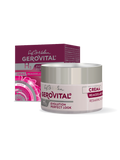 Gerovital H3 Evolution Perfect Look Reshaping Face Contour Cream jar and burgundy box