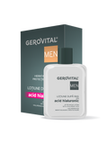 Gerovital Men Hyaluronic Acid After-Shave Lotion bottle and dark box