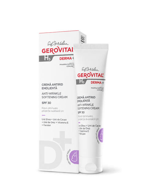 Gerovital H3 Derma+ - Anti Wrinkle Softening Cream SPF30