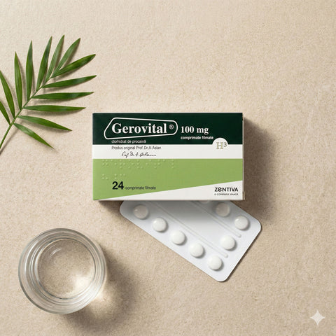 Gerovital Classic - Gerovital GH3 Tablets with Anti-Aging Effect (24 tabs per box)