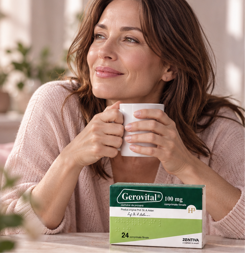 Gerovital Classic - Gerovital GH3 Tablets with Anti-Aging Effect (24 tabs per box)