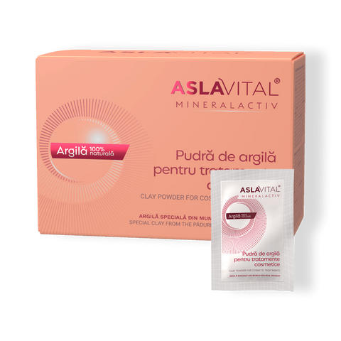 Aslavital - Clay Powder for Cosmetic Treatments 10 x 20g