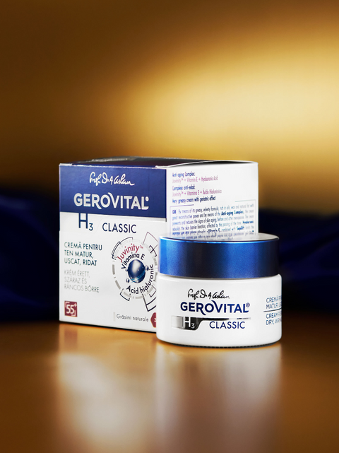 Gerovital H3 Classic - Cream for Mature Dry, Wrinkled, Skin