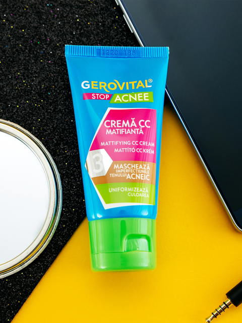 Gerovital Acne Stop - Mattifying CC Cream