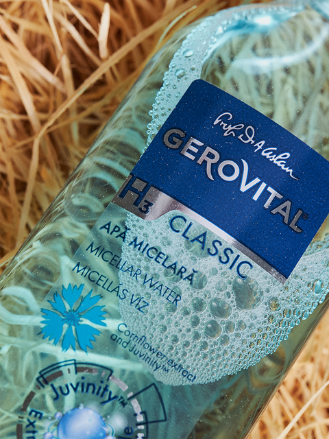 Gerovital H3 Classic - Micellar Water with Cornflower Extract and Juvinity (400ml)