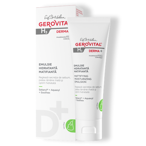 Gerovital Derma+ - Mattifying Moisturising Emulsion