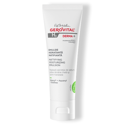 Gerovital Derma+ - Mattifying Moisturising Emulsion