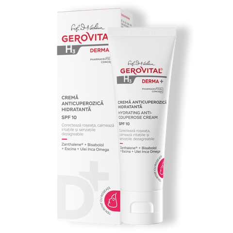 Gerovital H3 Derma+ - Hydrating Anti Couperose Cream SPF10