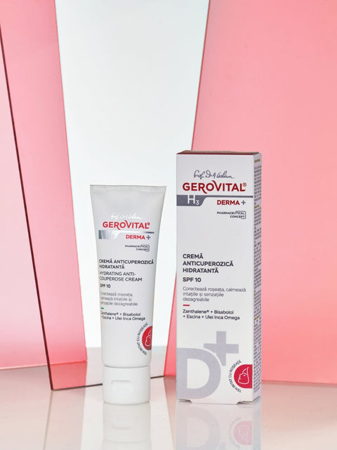 Gerovital H3 Derma+ - Hydrating Anti Couperose Cream SPF10