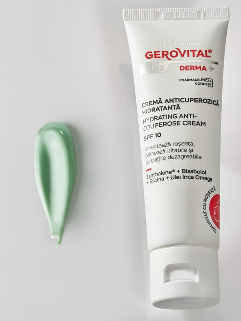 Gerovital H3 Derma+ - Hydrating Anti Couperose Cream SPF10
