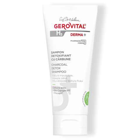 Gerovital H3 Derma+ - Charcoal Detox Shampoo