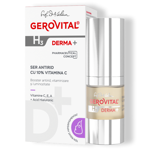 Gerovital H3 Derma+ - Anti-Wrinkle Serum with 10% Vitamin C