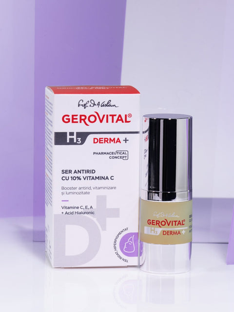Gerovital H3 Derma+ - Anti-Wrinkle Serum with 10% Vitamin C