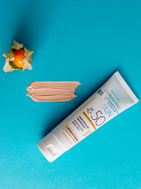 Gerovital H3 Derma+ - Tinted Face Sun Cream - SPF 50 - Natural Shade