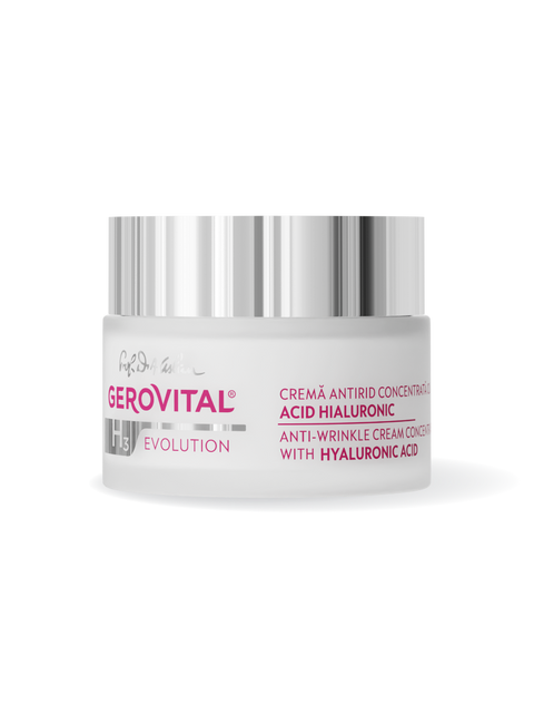 Gerovital H3 Evolution - Anti Wrinkle Cream with Concentrated Hyaluronic Acid