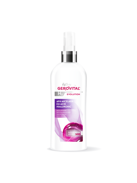 Gerovital H3 Evolution - Micellar Water with Hyaluronic Acid
