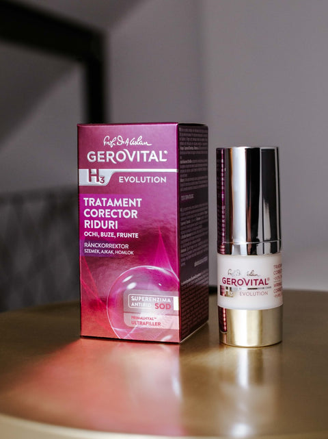 Gerovital H3 Evolution - Wrinkle Correction Treatment - eyes, lips, forehead