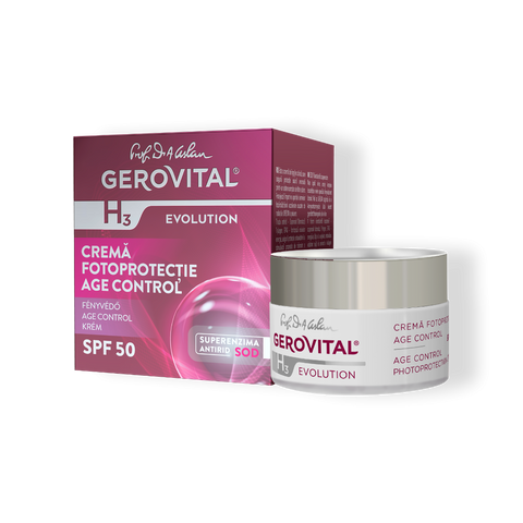 Gerovital H3 Evolution - Age Control Photoprotection Cream SPF 50