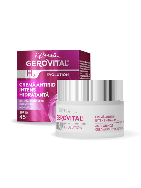 Gerovital H3 Evolution - Anti Wrinkle Cream Highly Moisturising SPF 10