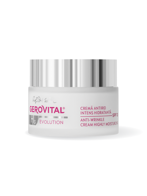 Gerovital H3 Evolution - Anti Wrinkle Cream Highly Moisturising SPF 10