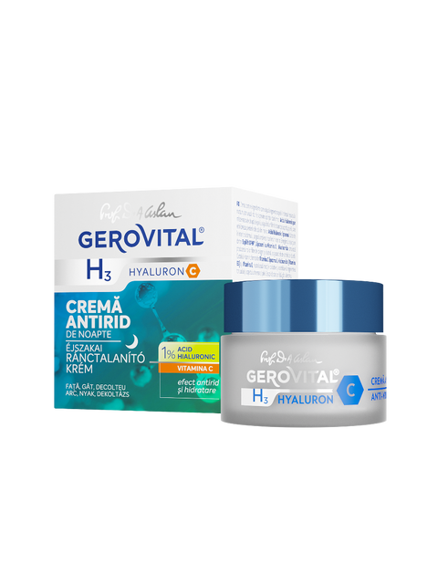 Gerovital H3 Classic - Intensive Anti Wrinkle Cream with Hyaluronic Acid (night care)