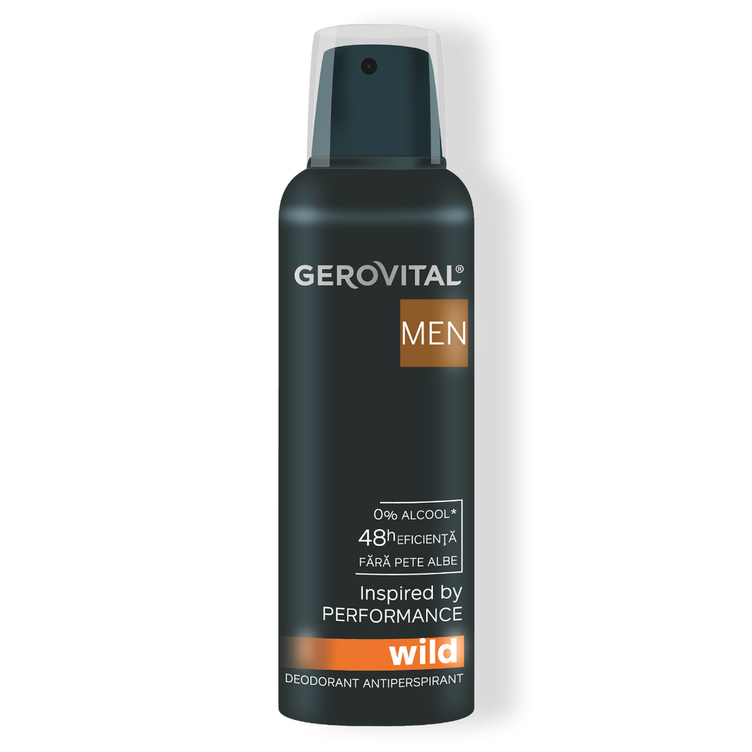 GEROVITAL MEN Wild Антиперспирант дезодоранс за мажи, 150 мл