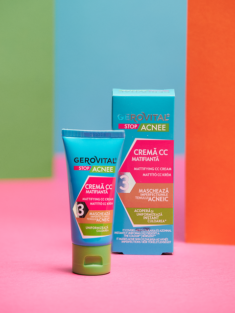 Gerovital Acne Stop - Mattifying CC Cream